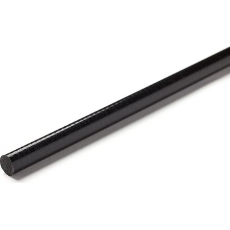 Tige en plastique renforcé de fibre de verre GRP RS PRO Noir Dia. 15mm x 1m ( Prix pour Lot de 3 )
