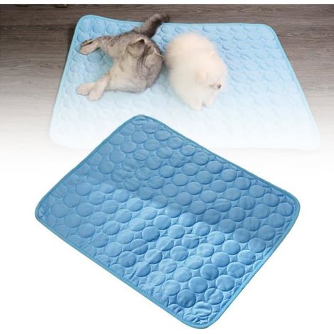 Kühlmatte für Hunde und Katzen, Hundematratze, Kühlmatte aus atmungsaktivem, ungiftigem Eisseidenstoff (30 x 40 cm) (1/4)