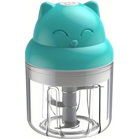 Spremiaglio elettrico senza fili, mini tritacarne, utensile da cucina, spremiaglio elettrico - Crezuo (1/4)