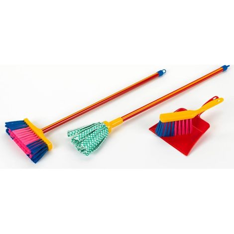 Kit de nettoyage avec balai-serpillère