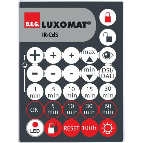 IR-CdS-DALI télécommande à infrarouge pour DALI LUXOMAT 92577 (1/2)