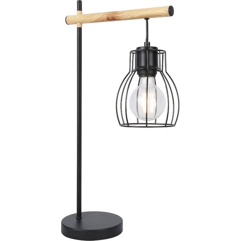 Lampada da tavolo Candellux Bernita 41-80059 nera E27 (1/3)