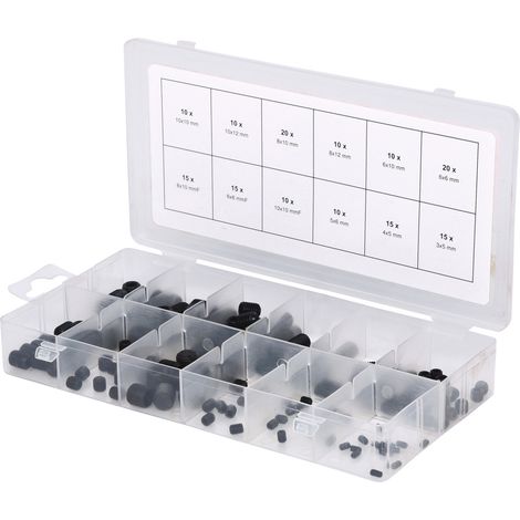 KS Tools Sortiment Madenschrauben, metrisch, 160-teilig (1/5)