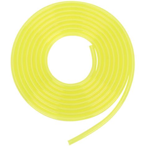 Tuyau de Carburant Jaune Souple 3 Mètres - Dimensions 3x6mm - Qualité Supérieure pour Véhicules et Équipements -