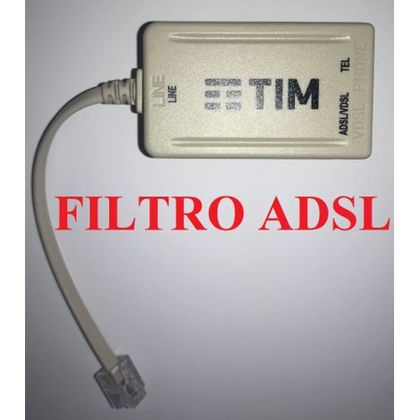 Filtro Adsl Sdoppiatore Telecom 2 Prese Rj11 6 Poli Femmina + 1 Spina Rj11 6 Pol (1/3)