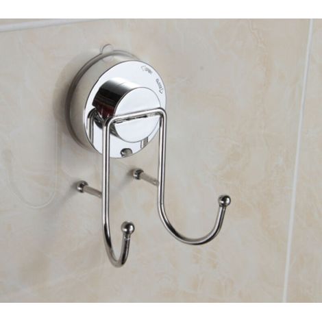 Crochets muraux, crochets de porte - crochets pour serviettes de salle de bain, sans perçage requis, 7,112,58 cm. (1/4)