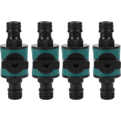 4 Stück 4 Stück Schlauch auslaufsicher wasserdicht Kunststoff Doppelkopf Garten (1/4)