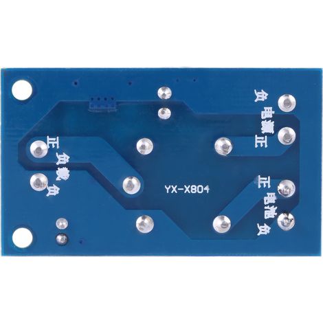 Module de commande de batterie avec interrupteur automatique d'urgence pour alimentation CC 12 V, 24 V, 36 V et 48 V (10 A). (1/5)