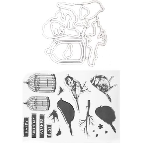 Film protecteur transparent en TPR, idéal pour les albums de scrapbooking, les cartes et les albums photo décorations pour oiseaux et cages à oiseaux. (1/5)