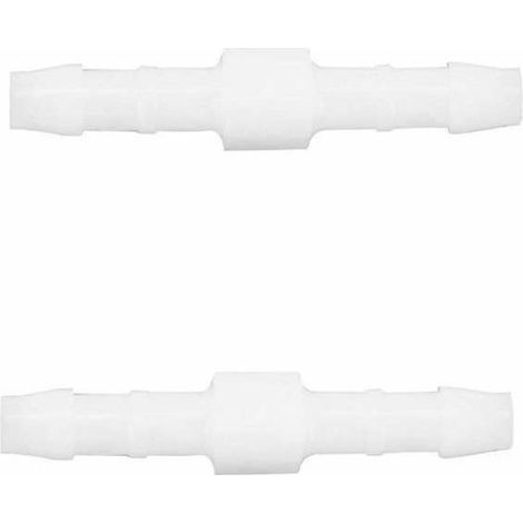 2x raccord de durite droit en I diamètre 4mm connecteur tube tuyau carburant essence tracteur tondeuse voiture (1/2)