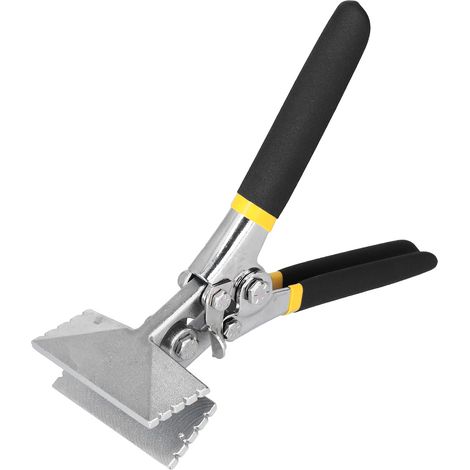 Pince à bord plier acier chromé vanadium multifonction replier tôle métal conduit 80 mm outil cintreur droit (1/5)
