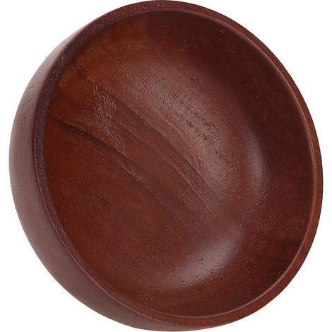 Bac à Barbe en Bois - Récipient à Crème de Rasage, Accessoire Pro pour Salon de Coiffure (1/5)