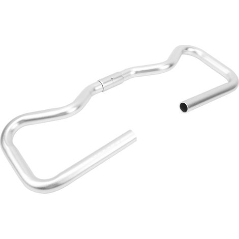 Guidon de conversion pour vélo pliant ultraléger en alliage d'aluminium, 25,4 x 490 mm, argent (1/5)