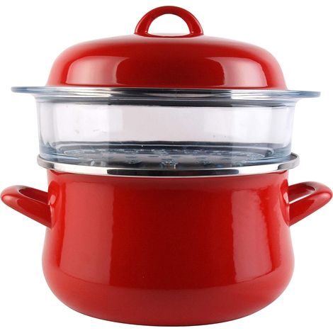Cocina de vapor MAGEFESA "Praga" 20cm acero esmaltado (1/5)