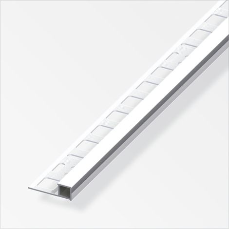 alfer Quadratprofil Aluminium eloxiert poliert chrom optik Vierkantrohre