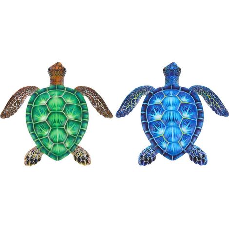Décoration Murale Tortue en Fer pour Intérieur et Extérieur, 2 Pièces, Facile à Décorer, Ornement Unique pour Chambre ou Bureau (1/5)