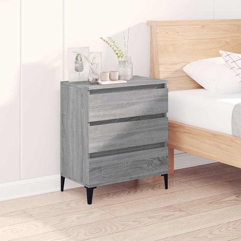 Buffet - Armoire de rangement Enfilade Sonoma gris 60x35x70 cm Bois d'ingénierie BV462227 - BonneVie (1/5)