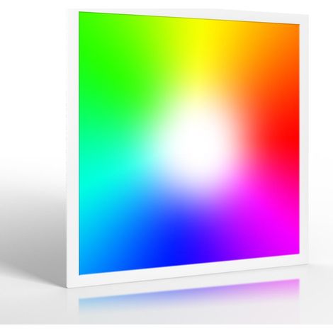 RGB+CCT LED Panel Pro 60x60cm 48W 24V Rahmen weiß (1/5)