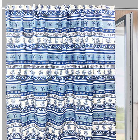 TENDA GRECIA BLU cm.160X300 confezionata MADE in ITALY (1/5)
