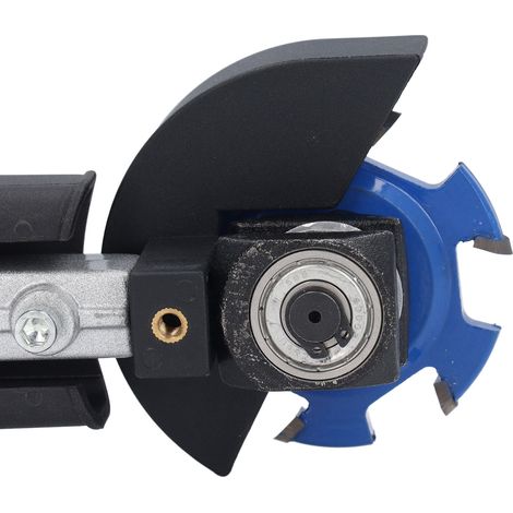 Adapter für Winkelschleifer, umwandelbar in eine Schnitzmaschine, verstellbar, zum Graben, Nuten, Schnitzen und für Holzbearbeitung. (1/5)