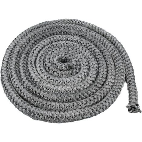 Wood stove door seal, wood stove rope, 2 meters (6 mm wide)High quality, excellent performance, the ideal choice for families. (1/5)