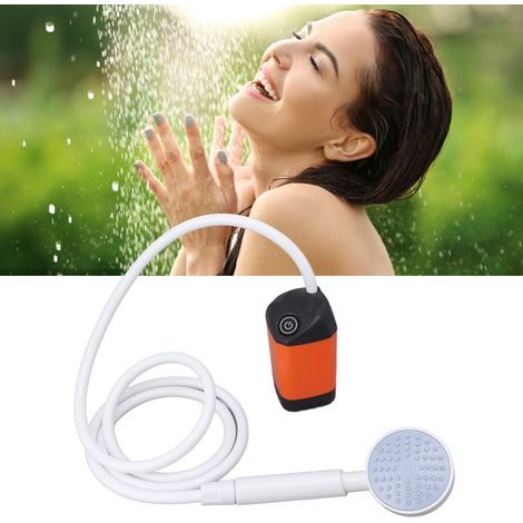 Tragbarer elektrischer Duschkopf, für die Bewässerung im Innen- und Außenbereich, elektrische Spa-Dusche, orange (1/5)