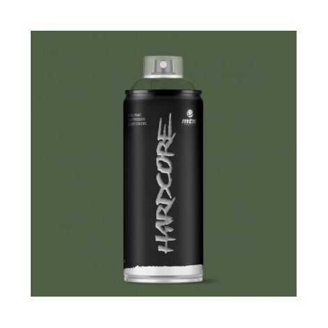 Montana Hardcore Spray |Finition Brillante | Vert olive 400ml | Montana Colors (1/2)
