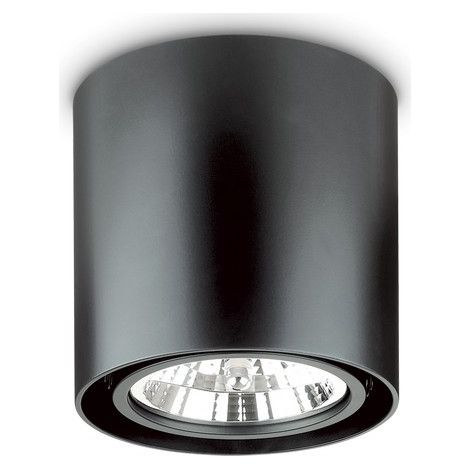 Ideal Lux MOOD - Lámpara de techo de superficie interior 1 luz Negra, GU10