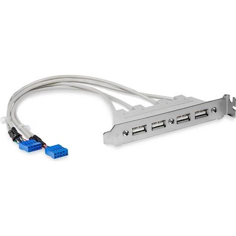 StarTech ST USBPLATE4 - Slotblech 4x USB-A Port (1/3)