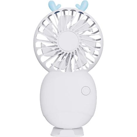 Tragbarer Mini-Taschenventilator, leiser Ventilator, ideal für Büro, Auto, Homeoffice und Reisen. Netzteil. (1/5)