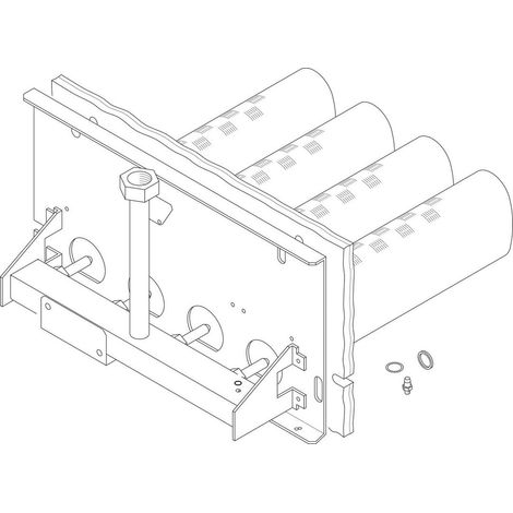 Ersatzteil 5103384 Brennrost AE124X 4/20 kpl Ersatz von BOSCH - 5103384 (1/2)