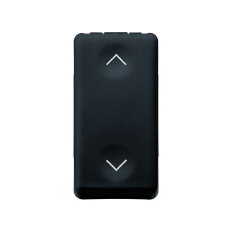 commutatore unipolare 'system' 10ax 250v - nero