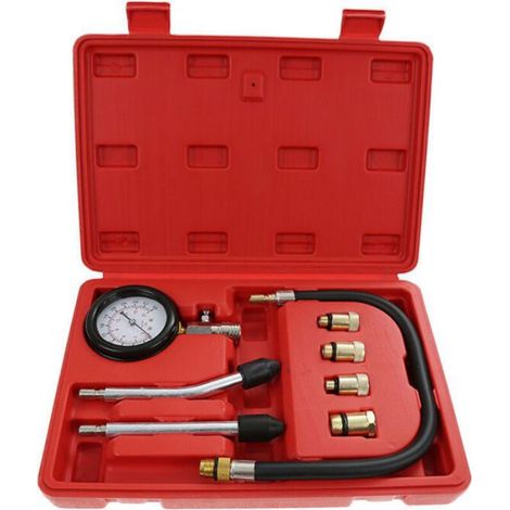 Kit De Outil Auto Moteur Testeur De Compression Pression De Cylindre De Diesel Table (1/4)