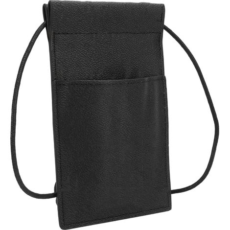 Sac banane en similicuir pour ciseaux de coiffure, pinces à cheveux, peigne et outils de coiffure. (1/5)