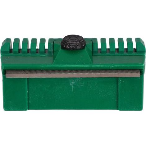 Affûteur de guide-chaîne compact en plastique pour tronçonneuses, outil pour affûter et réparer les rails, lime plate courte, convient à un usage professionnel et de bricolage. (1/4)
