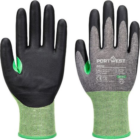 Guante anti-corte CS Cut C18 Nitrile A636 XS Gris/Negro (1/2)