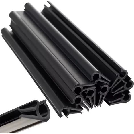 Clips pour ruban de clôture en PVC anthracite résistant aux UV, 19 x 2,3 cm, lot de 10 (1/5)