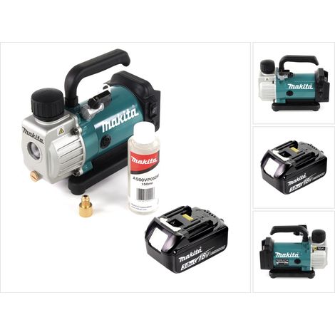 Bomba de vacío sin cable Makita DVP 180 F1 18V + 1x batería BL 1830 3,0 Ah (1/5)