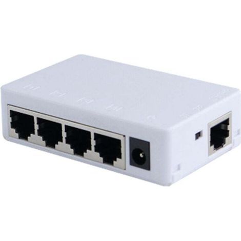 4-Port PoE-Extender 100 Mbit/s 1:250 Meter IEEE802.3af/AT Netzwerk-Switch-Repeater für PoE-NVR IP-Kamera (1/4)