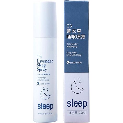 Spray d'Oreiller à la Lavande pour un Sommeil Profond et Apaisant Aide Naturelle contre l'Insomnie Brume d'Huiles Essentielles (1/5)