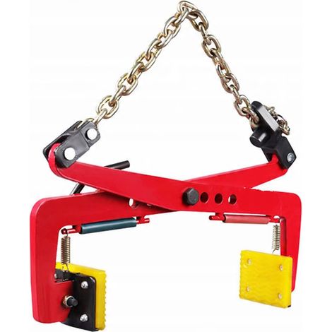 LiftGrip ProClamp 350 – Pince de Levage pour Tôles Bords  350 kg, Ouverture 30–51 cm, 13 kg