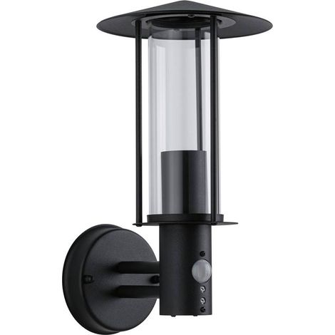 Paulmann 94396 Outdoor Wandleuchte Classic Dunkelgrau IP44 max. 15W E27 mit Bewegungsmelder ohne Leuchtmittel (1/5)