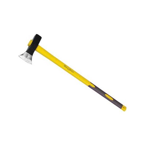 Destockoutils – Merlin à fendre bûches 2,5 kg – Manche bi-matière en fibre de verre – Puissance de frappe maximale pour fendre efficacement le bois