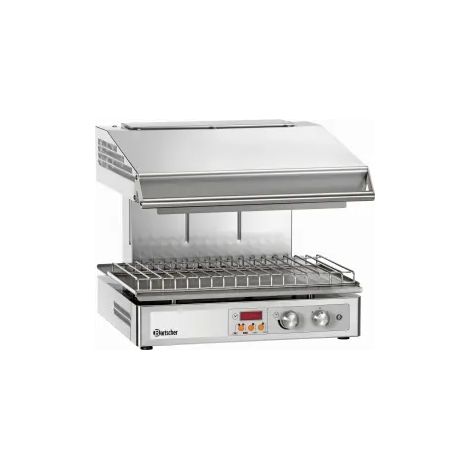 Salamandre inox électronique à fixer 4500 W, 400 V - TRI