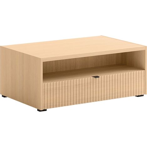 Mesa de centro Comfivo Ordo , 42x65x100cm, Diámetro: 0, MDF, Aglomerado laminado, Angular