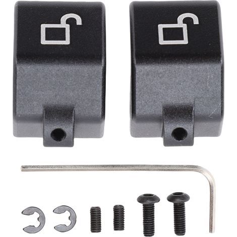 Ensemble de serrures de toit Convertible pour toit souple, remplacement gauche droite en alliage d'aluminium pour Miata 1990 – 2005 (1/5)