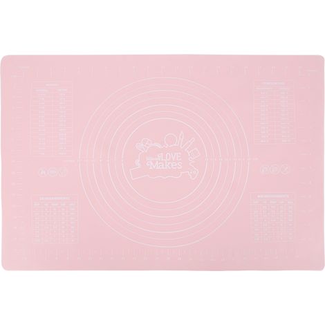 Tapis De Pâtisserie En Silicone Antiadhésif Avec Échelle Résistant À La Chaleur Pour Rouler La Pâte 60x40cm (1/5)
