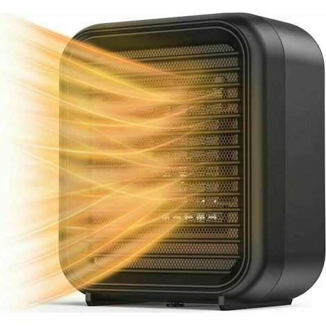Ahlsen Heizlüfter, Mini-Keramikheizung, 800 W, elektrische Heizung, 2 Leistungsstufen, Mini-Elektro-Heizlüfter mit Schutz vor heißem Wind vor Überhitzung und Umkippen (1/5)