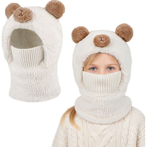 Kinder Thermo Sturmhaube mit Bärenohren 4-12 Jahre, winddicht & warm (1/5)