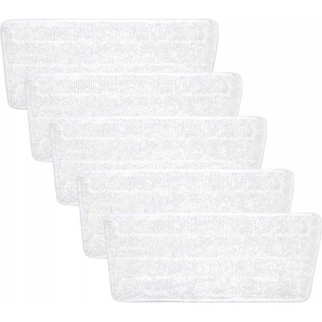 Set 5 Lavete De Rezerva Pentru Mop Cu Aburi Vileda Steam Plus XXL, 45x18x39.5 cm, Microfibra De Inalta Calitate, Reutilizabile, Lavabile, Schimbare Rapida A Cartusului, Potrivit Pentru Diverse Suprafe (1/5)